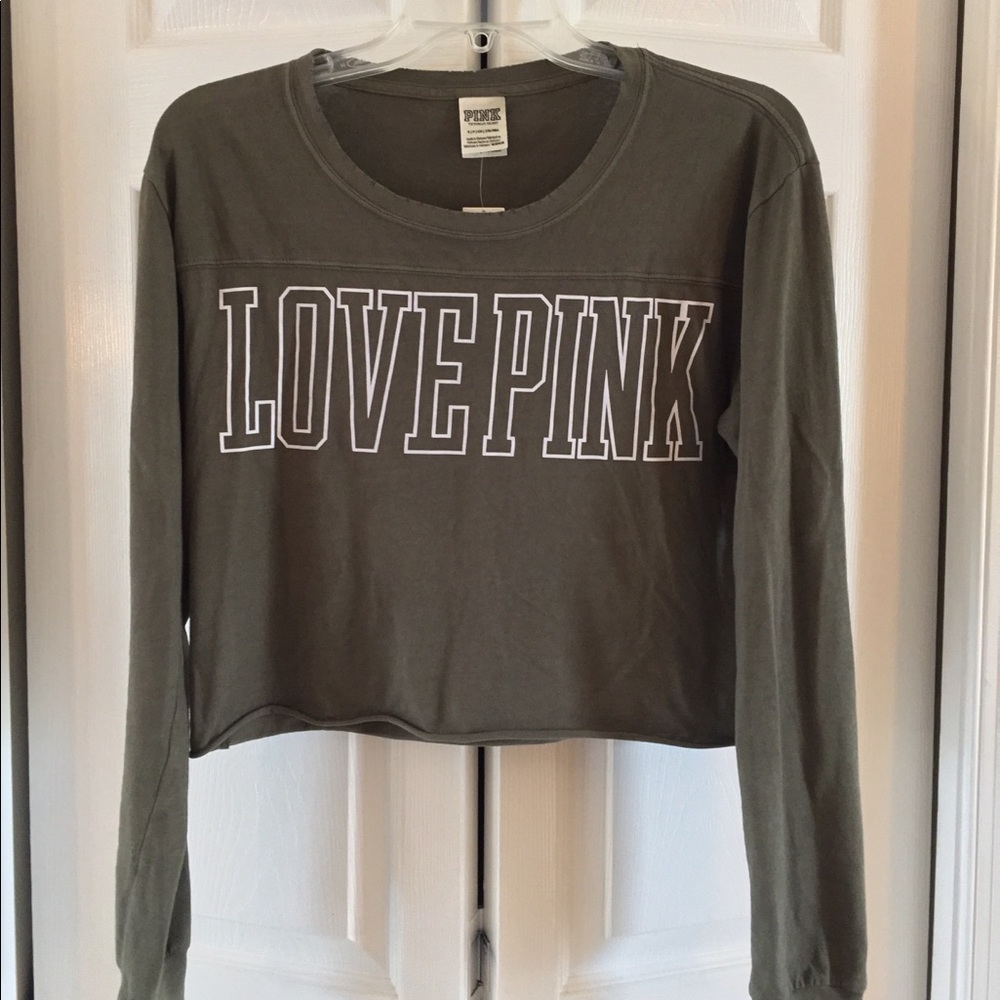 NWT Pink crop top. Sz Small.